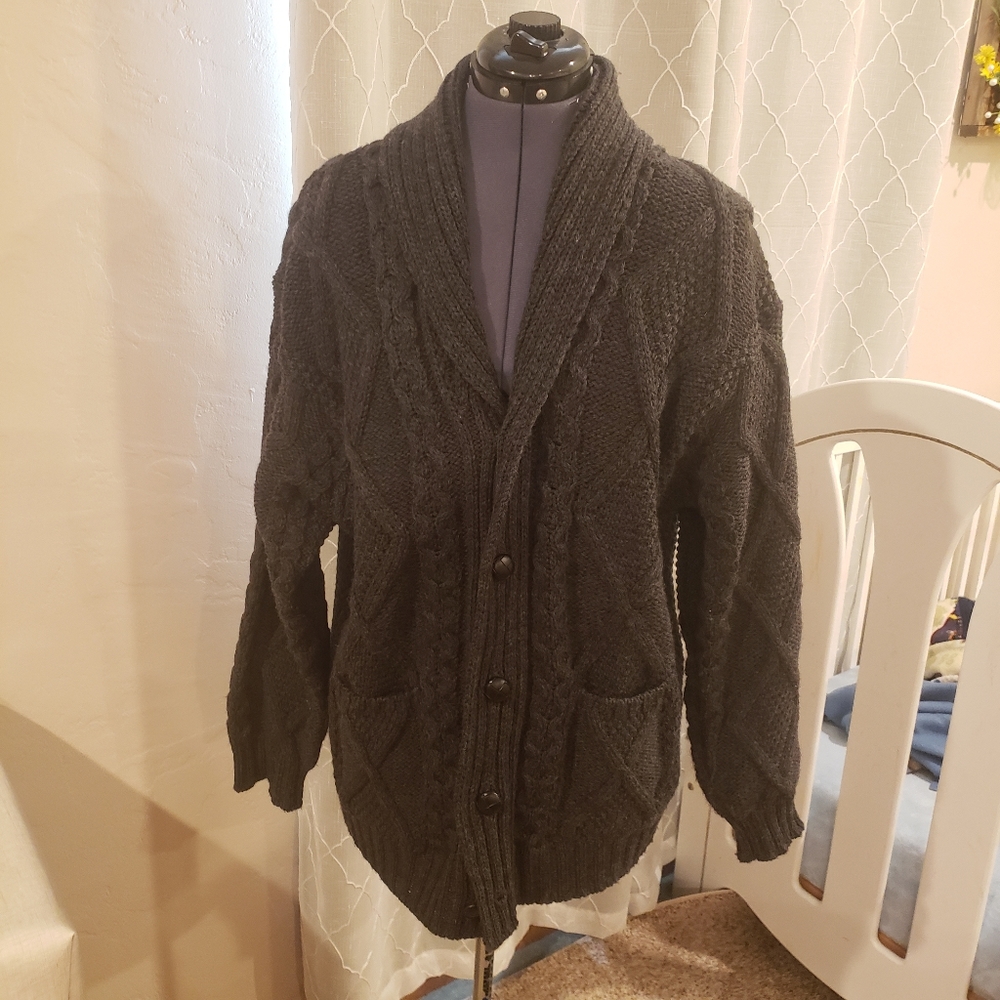 Irish Aran Crafts Wool sweater